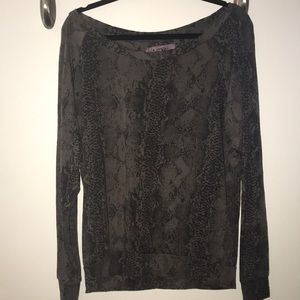 Nation Snakeskin Lightweight Long Sleeve